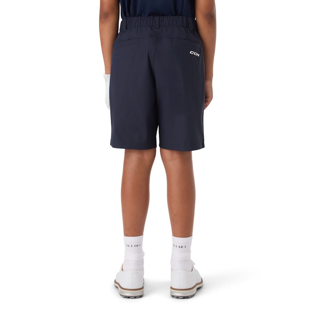 CCM GOLF YOUTH NAVY SHORTS