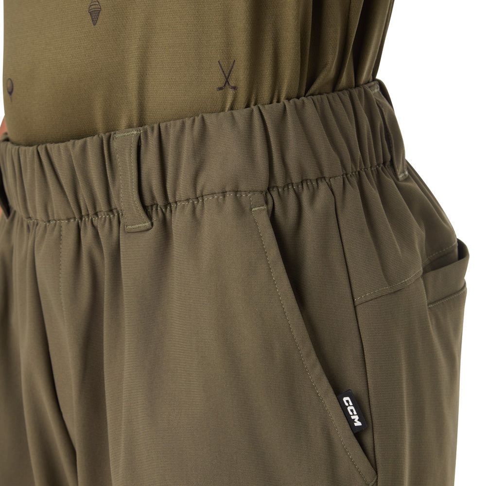 CCM GOLF YOUTH GREEN SHORTS