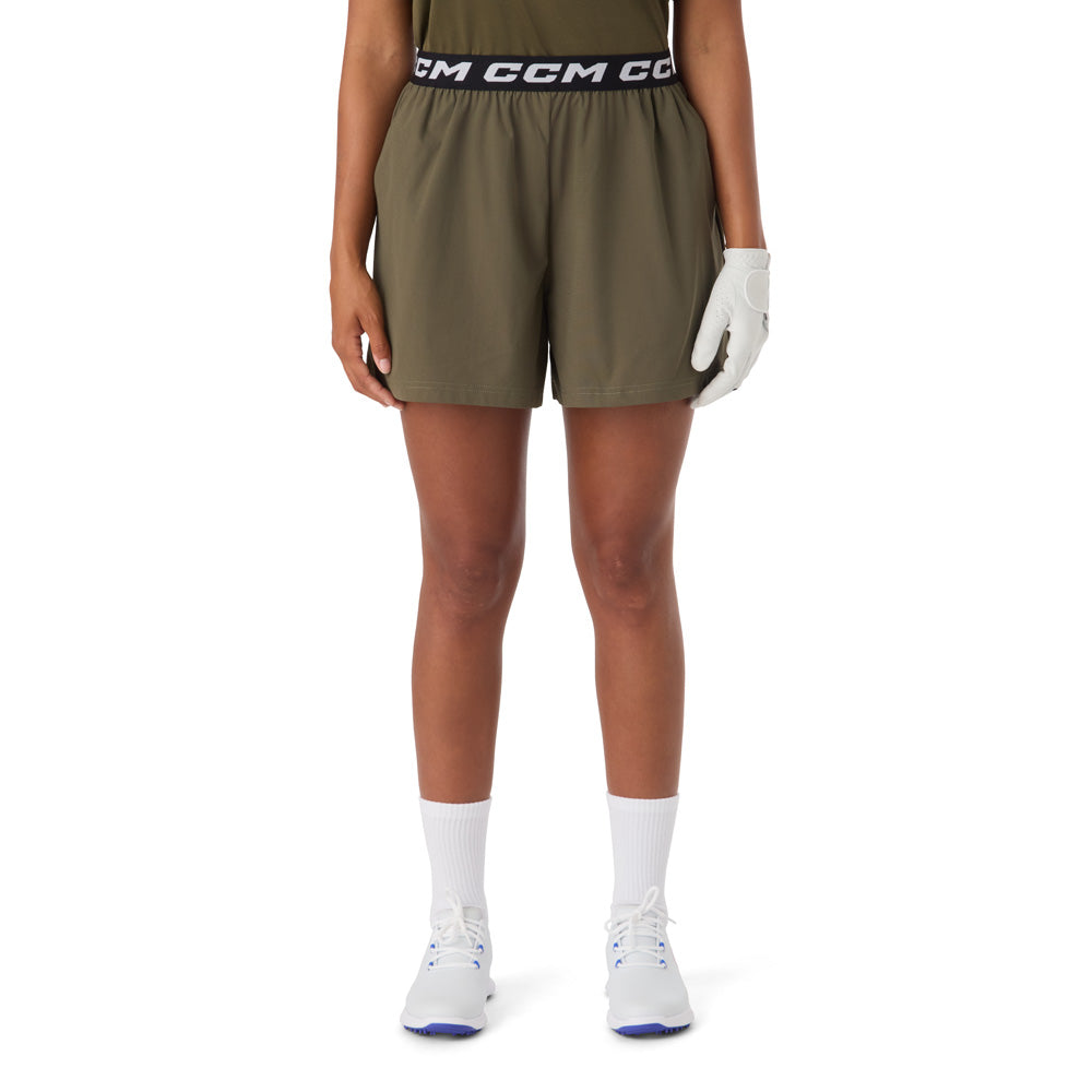 CCM GOLF WOMEN'S GREEN SHORTS