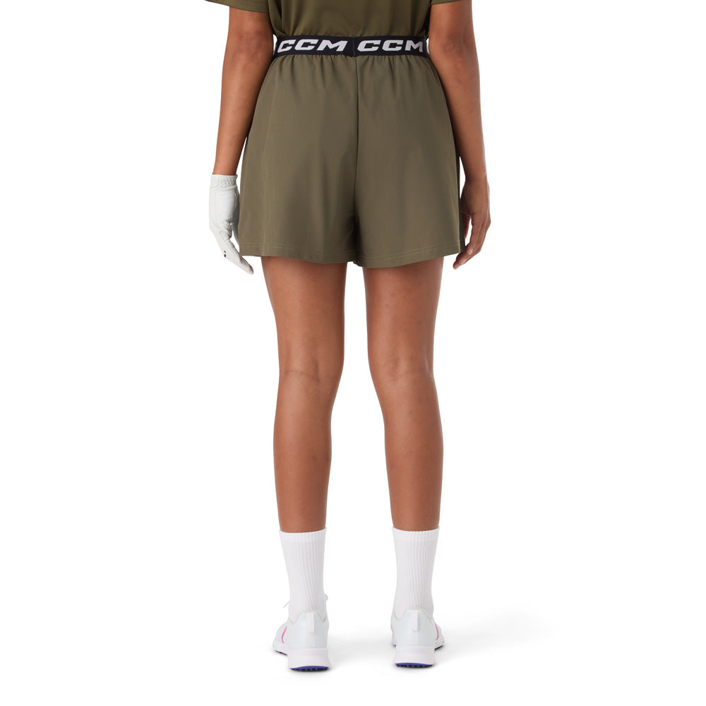 CCM GOLF WOMEN'S GREEN SHORTS