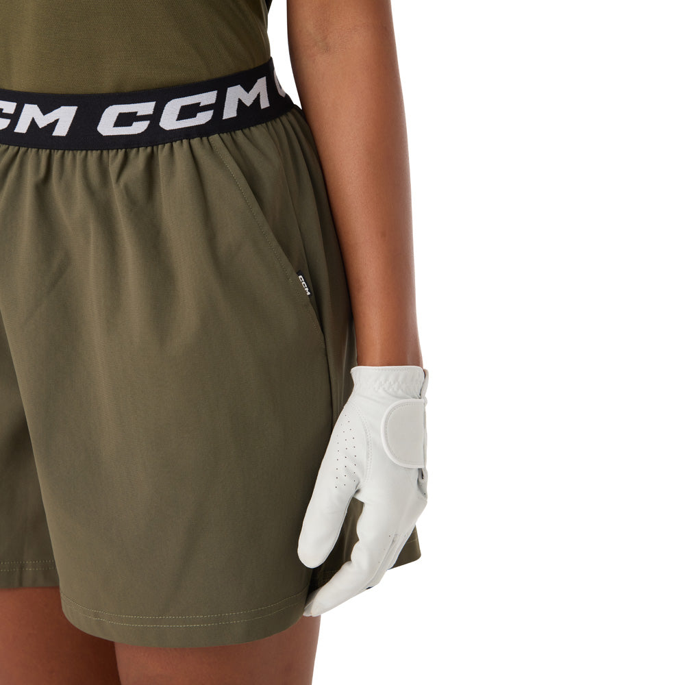 CCM GOLF WOMEN'S GREEN SHORTS