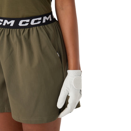 CCM GOLF WOMEN'S GREEN SHORTS
