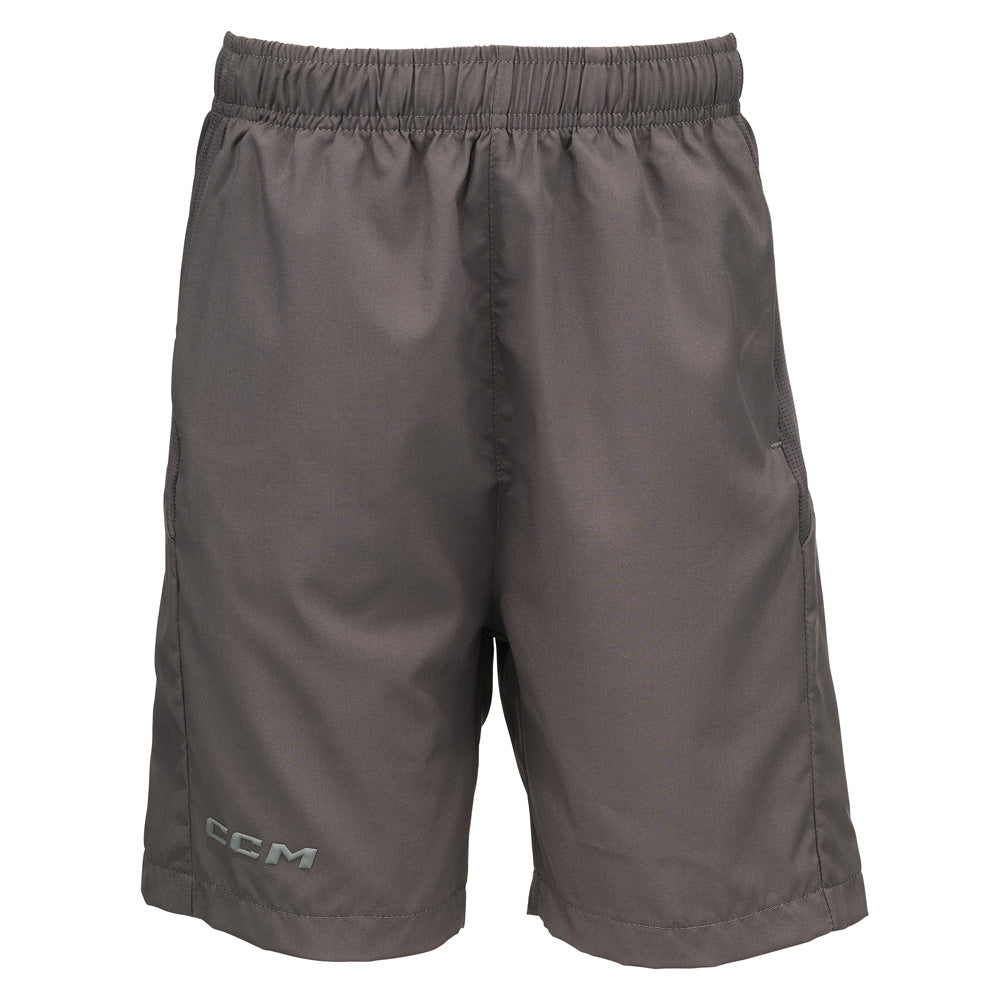 CCM Premium Woven Youth Grey Shorts
