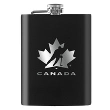 Team Canada 8 OZ Black Flask