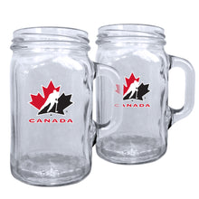 TEAM CANADA 2 PACK 16 OZ MASON MUG
