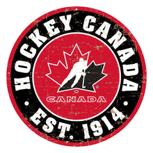 Team Canada Distressed 22.5" Wall Sign