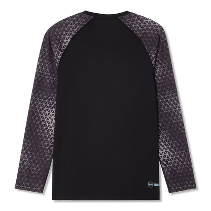 CCM Printed Men's Grey Training Long Sleeve Shirt