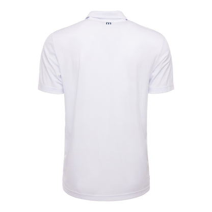 TRAVIS MATHEW WALL OF WATER WHITE POLO