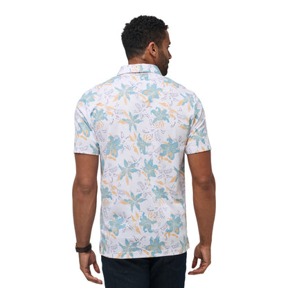 TRAVISMATHEW PARADISE PEAK WHITE POLO