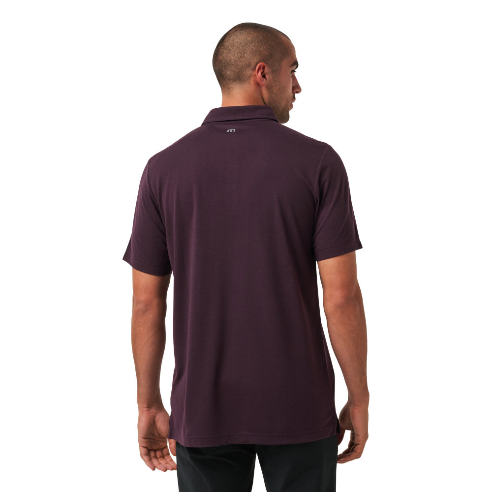 TRAVISMATHEW COAST CHARTER PLUM POLO
