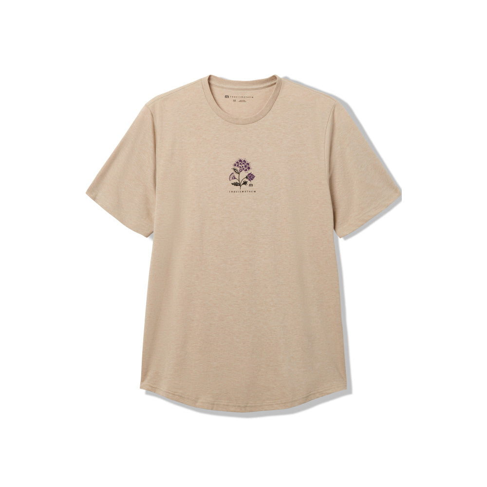 TRAVISMATHEW FADING SUNLIGHT OXFORD TAN T-SHIRT