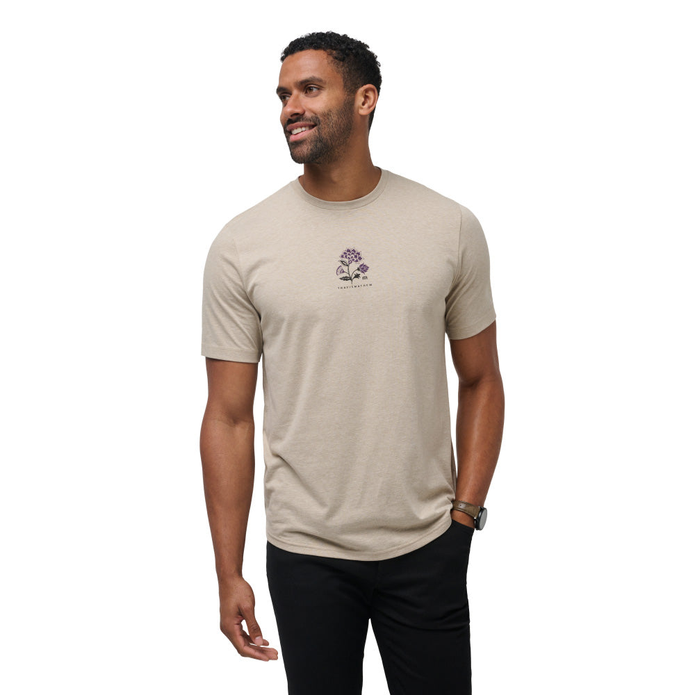 TRAVISMATHEW FADING SUNLIGHT OXFORD TAN T-SHIRT