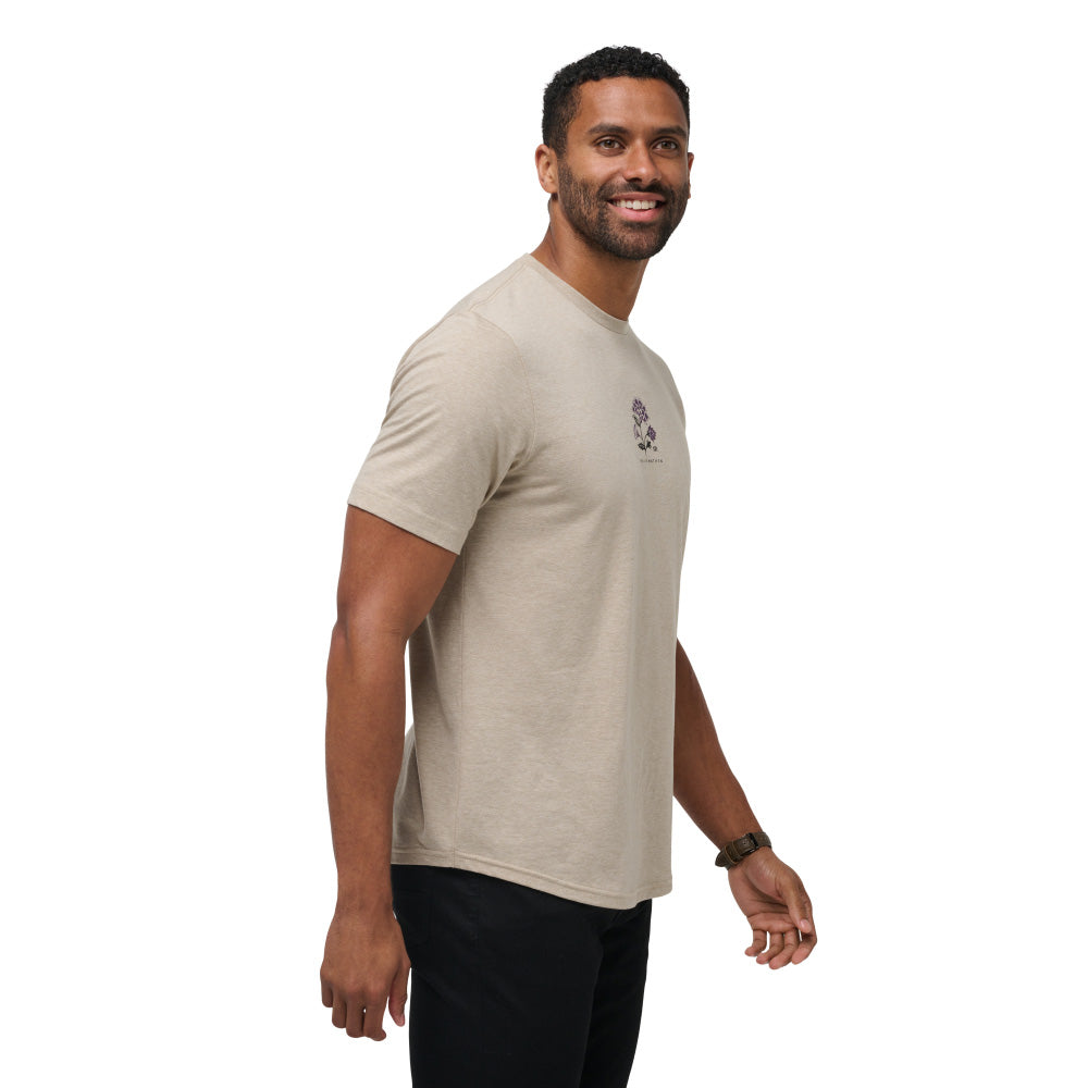 TRAVISMATHEW FADING SUNLIGHT OXFORD TAN T-SHIRT