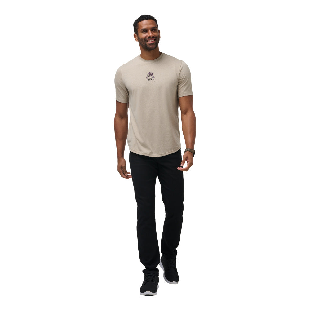 TRAVISMATHEW FADING SUNLIGHT OXFORD TAN T-SHIRT