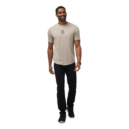 TRAVISMATHEW FADING SUNLIGHT OXFORD TAN T-SHIRT