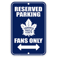 TORONTO MAPLE LEAFS 10X15 PARKING SIGN