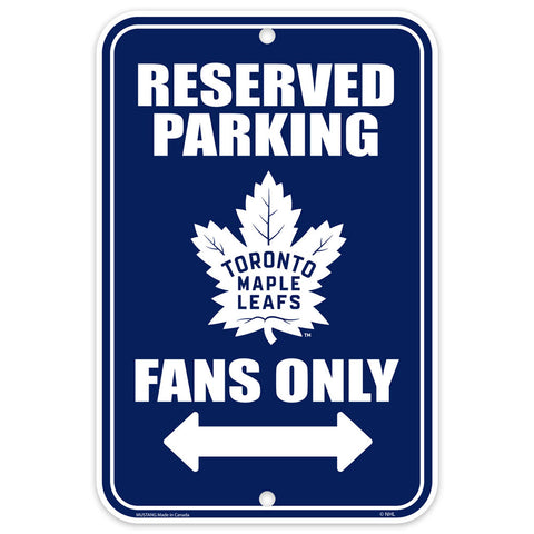 TORONTO MAPLE LEAFS 10X15 PARKING SIGN