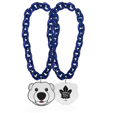 TORONTO MAPLE LEAFS CARLETON THE BEAR BLUE FAN CHAIN