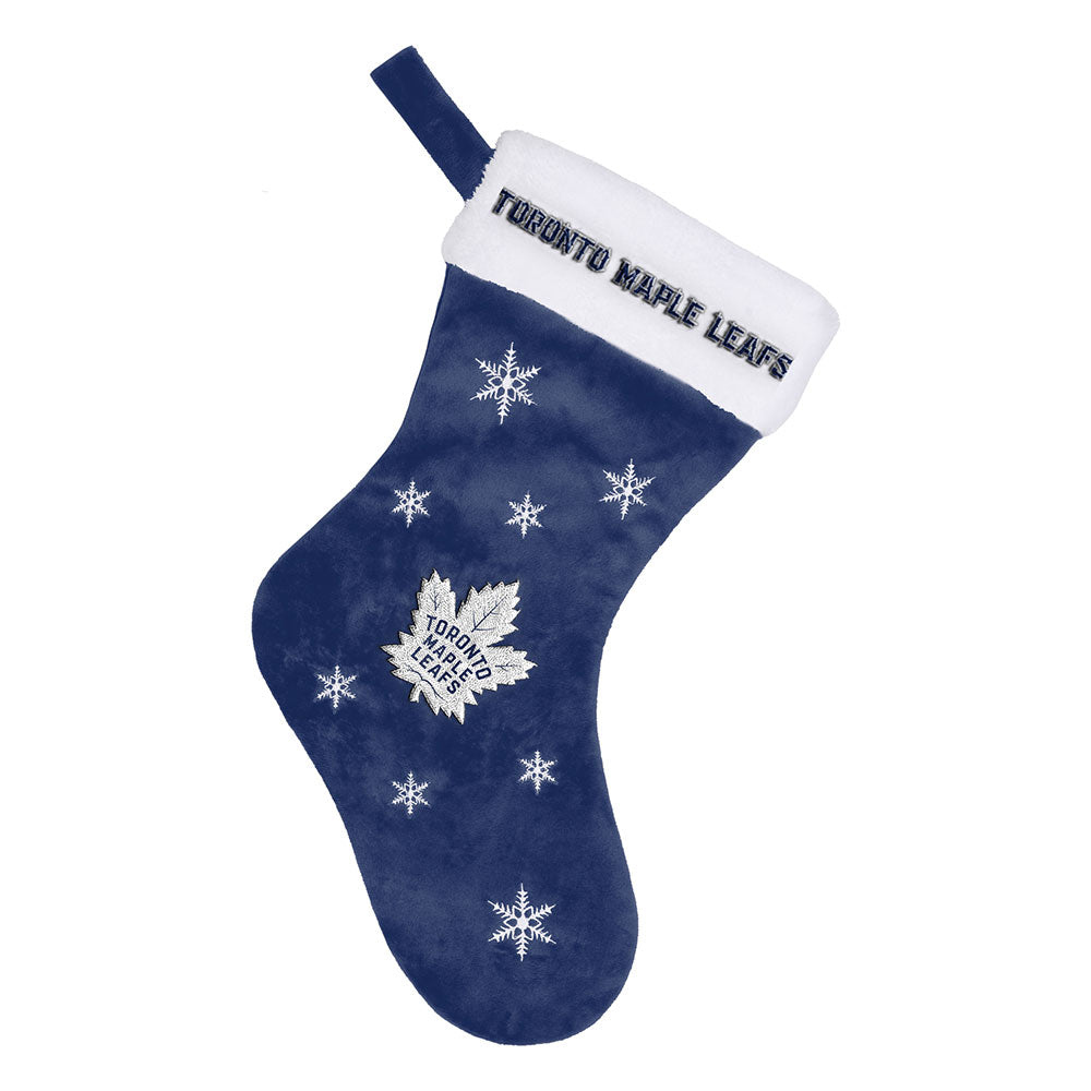 TORONTO MAPLE LEAFS SNOWFLAKE BLUE STOCKING