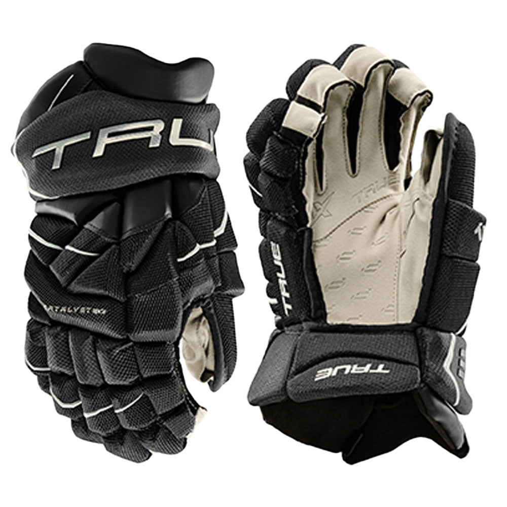 True Catalyst 9x3 Junior Ice Hockey Gloves Black / 11