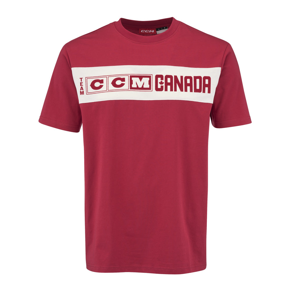 CCM Country Collection Adult Burgundy T Shirt
