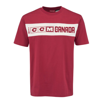 CCM Country Collection Adult Burgundy T Shirt