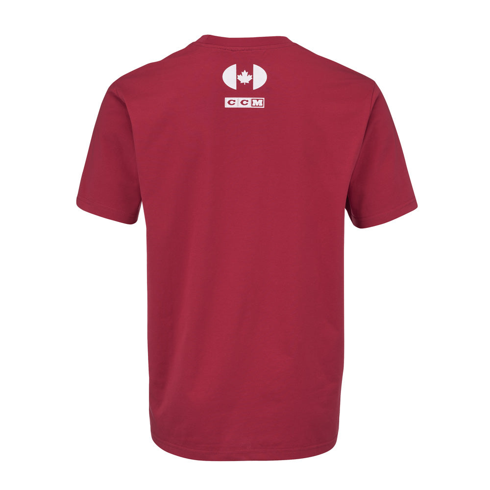 CCM Country Collection Adult Burgundy T Shirt