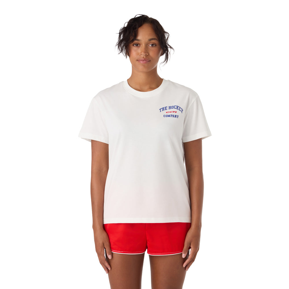 CCM Athleisure Women's White T Shirt