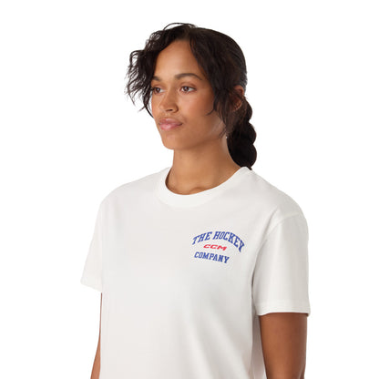CCM Athleisure Women's White T Shirt