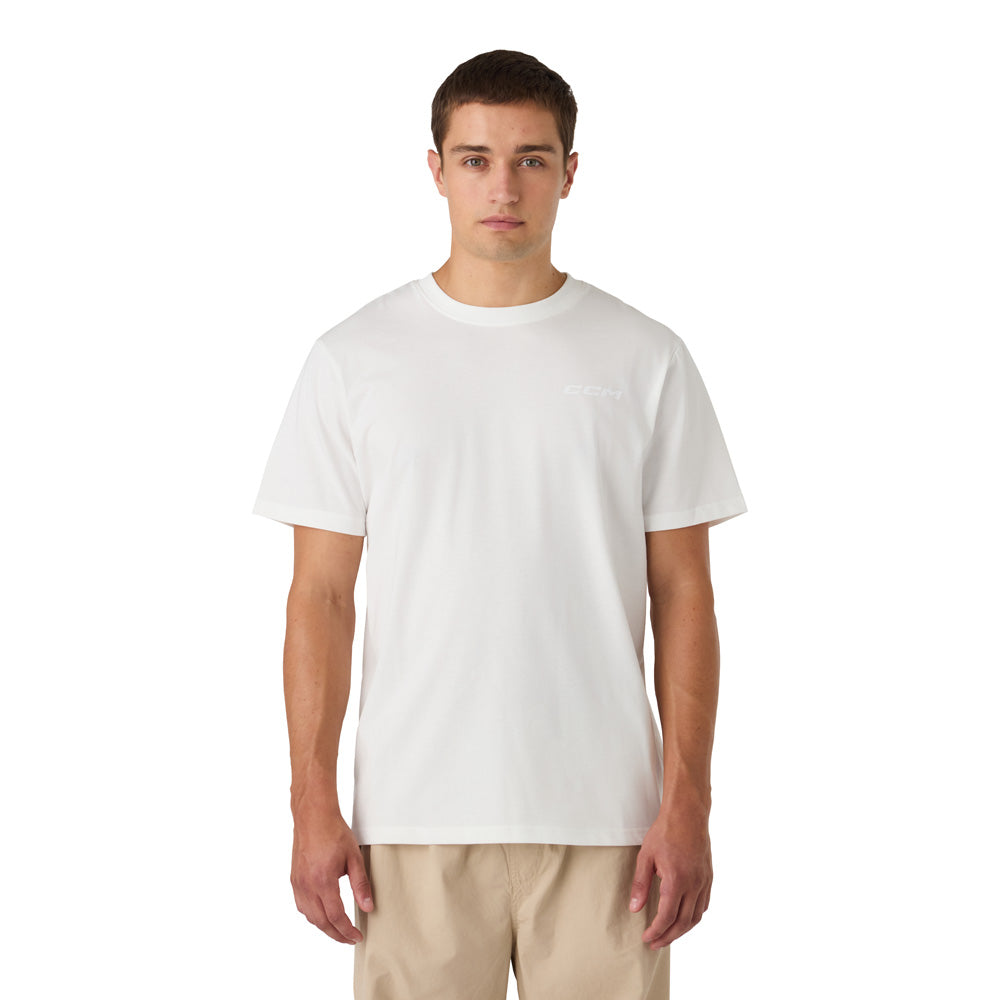 CCM Casual Men's White T Shirt