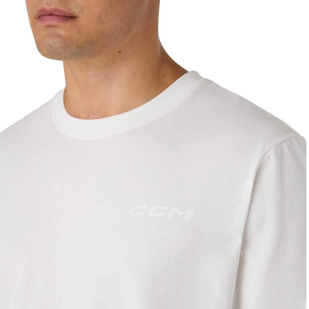 CCM Casual Men's White T Shirt