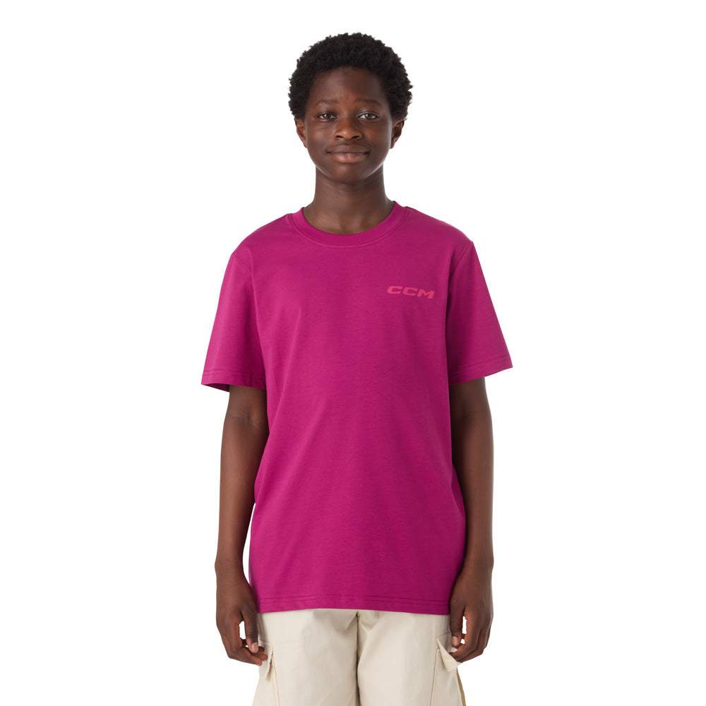 CCM Casual Youth Boysenberry T Shirt