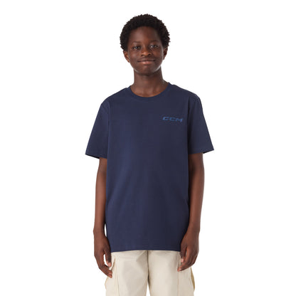 CCM Casual Youth Navy T Shirt
