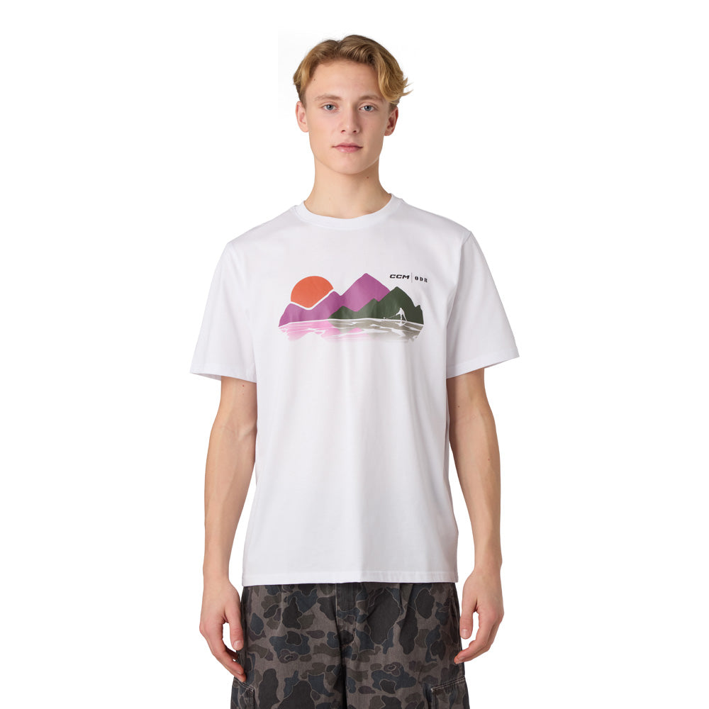 CCM Winter Collection Mountain Print Adult T Shirt