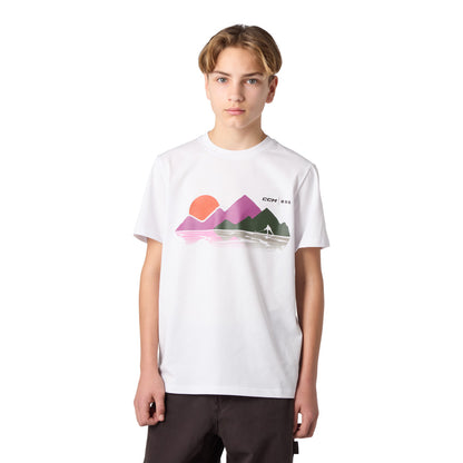 CCM Winter Collection Mountain Print Youth T Shirt