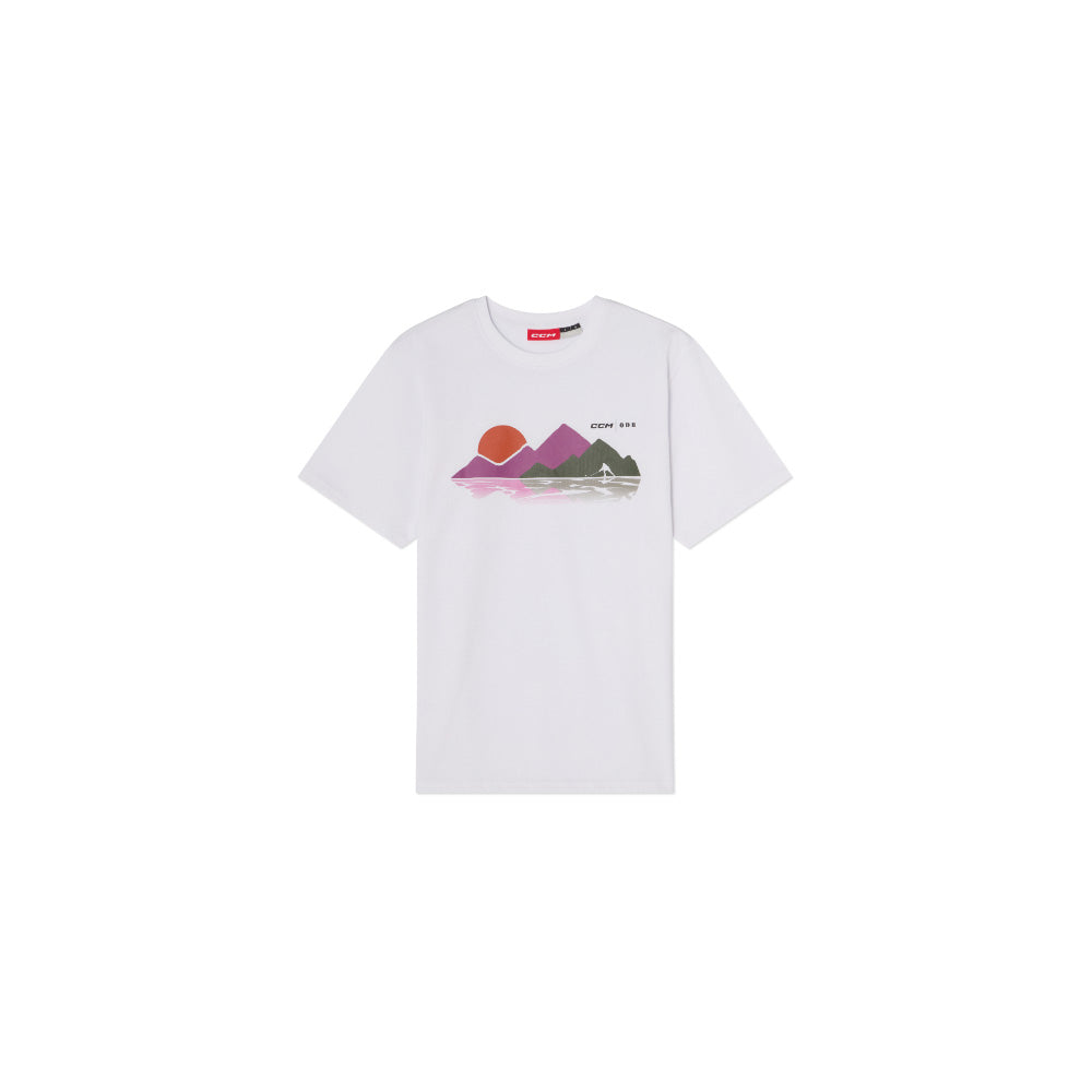 CCM Winter Collection Mountain Print Youth T Shirt