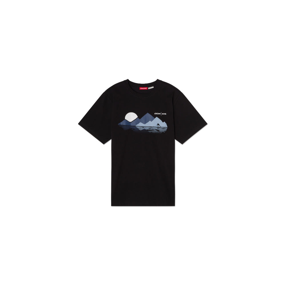 CCM Winter Collection Mountain Print Youth T Shirt