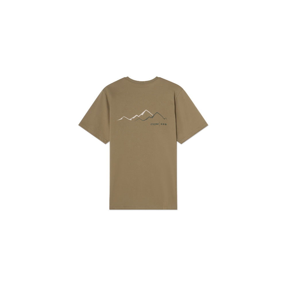 CCM Winter Collection Mountain Outline Adult T Shirt