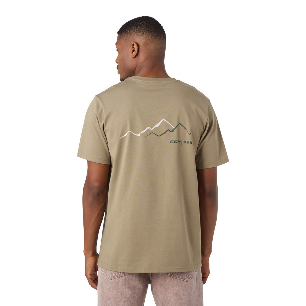 CCM Winter Collection Mountain Outline Adult T Shirt