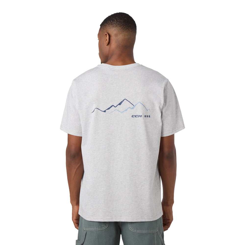 CCM Winter Collection Mountain Outline Adult T Shirt