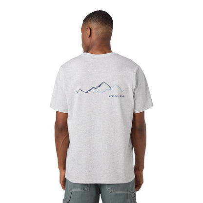 CCM Winter Collection Mountain Outline Adult T Shirt