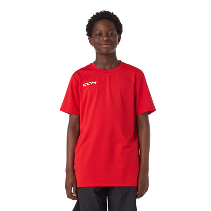 CCM Premium Youth Red Lightweight Training T Shirt