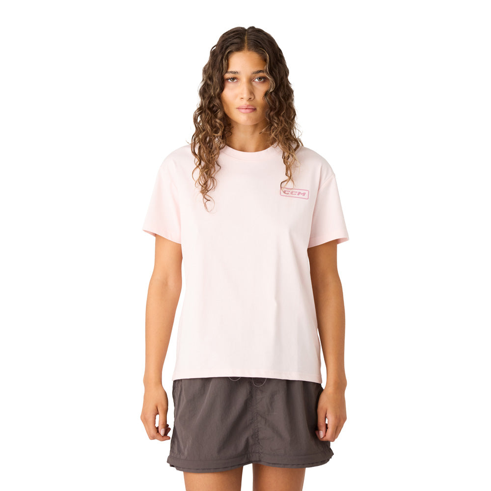 CCM We Are Hockey Women's Pink T Shirt