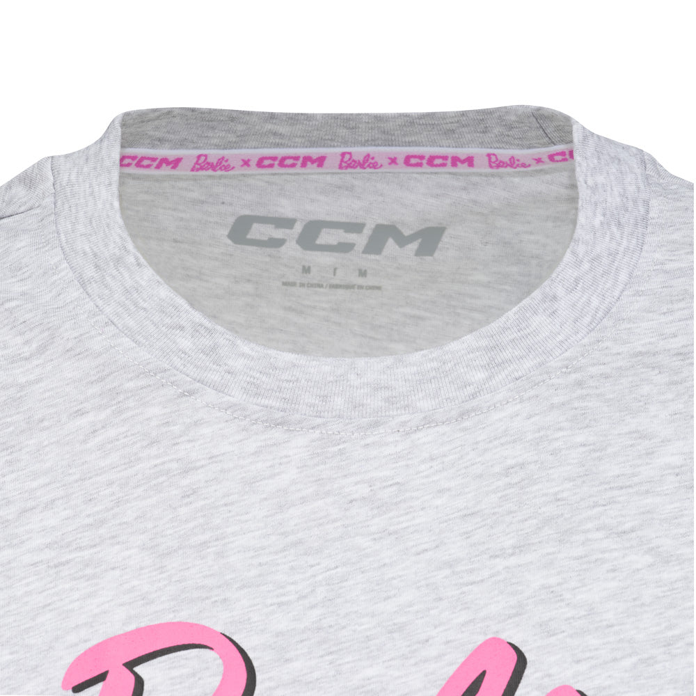 CCM Barbie Collection Adult Grey T Shirt