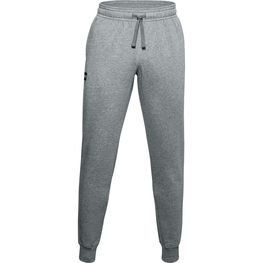 UNDER ARMOUR ADULT RIVAL FLEECE GREY JOGGER PANTS