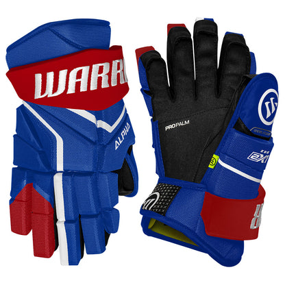 WARRIOR ALPHA LX2 MAX JUNIOR HOCKEY GLOVES