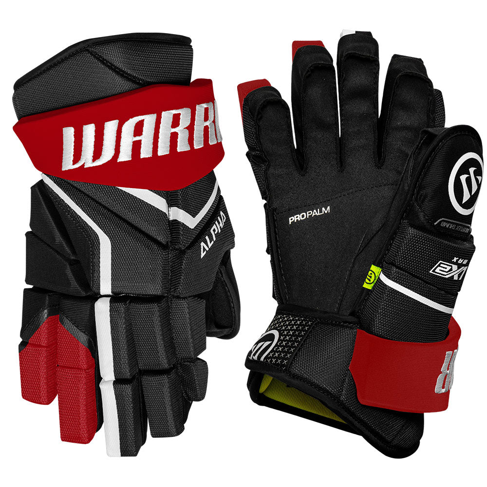 WARRIOR ALPHA LX2 MAX SENIOR HOCKEY GLOVES
