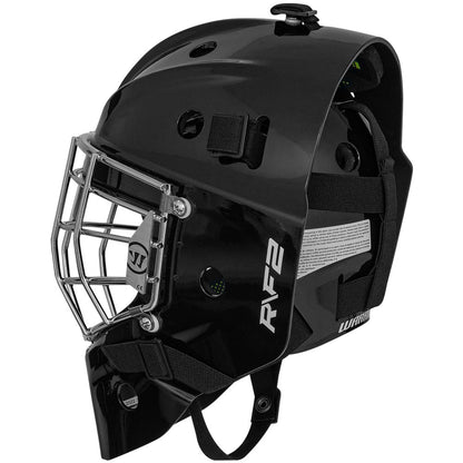 WARRIOR R/F2E SENIOR BLACK GOALIE MASK