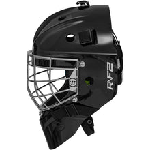 WARRIOR R/F2E SENIOR BLACK GOALIE MASK
