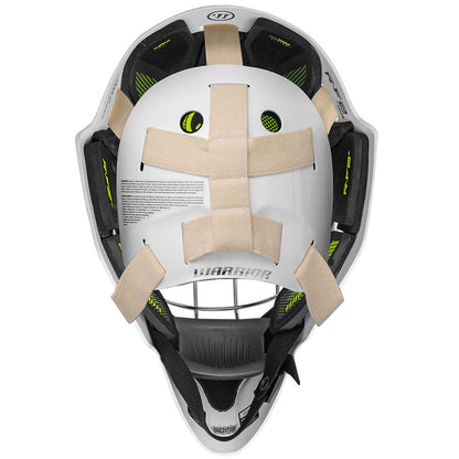 WARRIOR R/F2E SENIOR WHITE GOALIE MASK